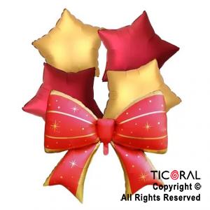 SET DE GLOBOS METALIZADO MO�O 5 UNIDADES